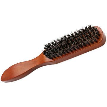 Brosse à barbe en poils de sanglier multifonction brosse à barbe et moustache brosse à cheveux brosse barbe pour cheveux barbe
